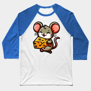 Cute Mouse Baseball T-Shirt